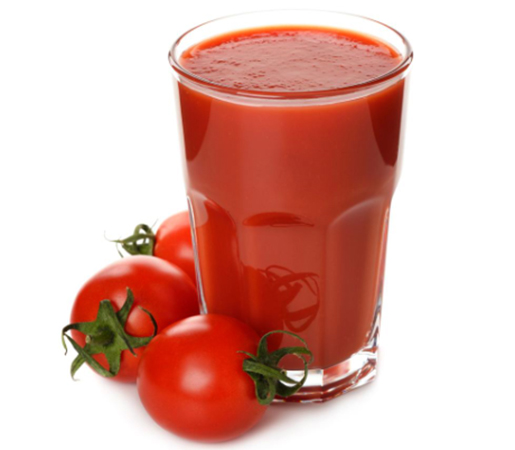 Стакан томатного сока