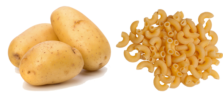 Картошка и макароны