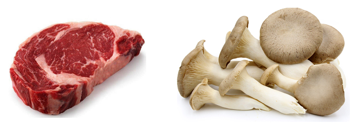 Мясо и грибы