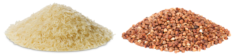 Рис и гречка