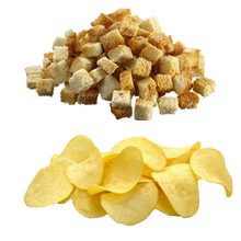 Что вреднее для здоровья чипсы или сухарики?